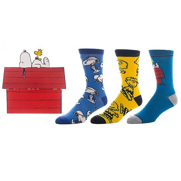 Peanuts Underwear & Socks Peanuts Snoopy Charlie Brown Mens Crew